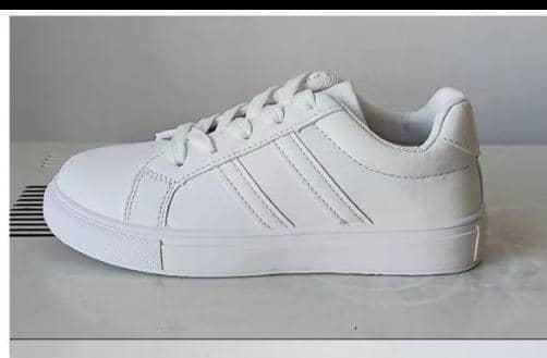 Plain White Sneakers